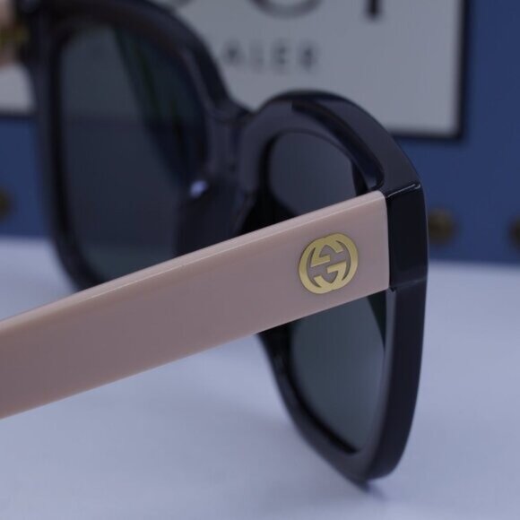 Gucci GG1338S 006 Square Sunglasses - Black/Pink/Grey - Picture 9 of 11